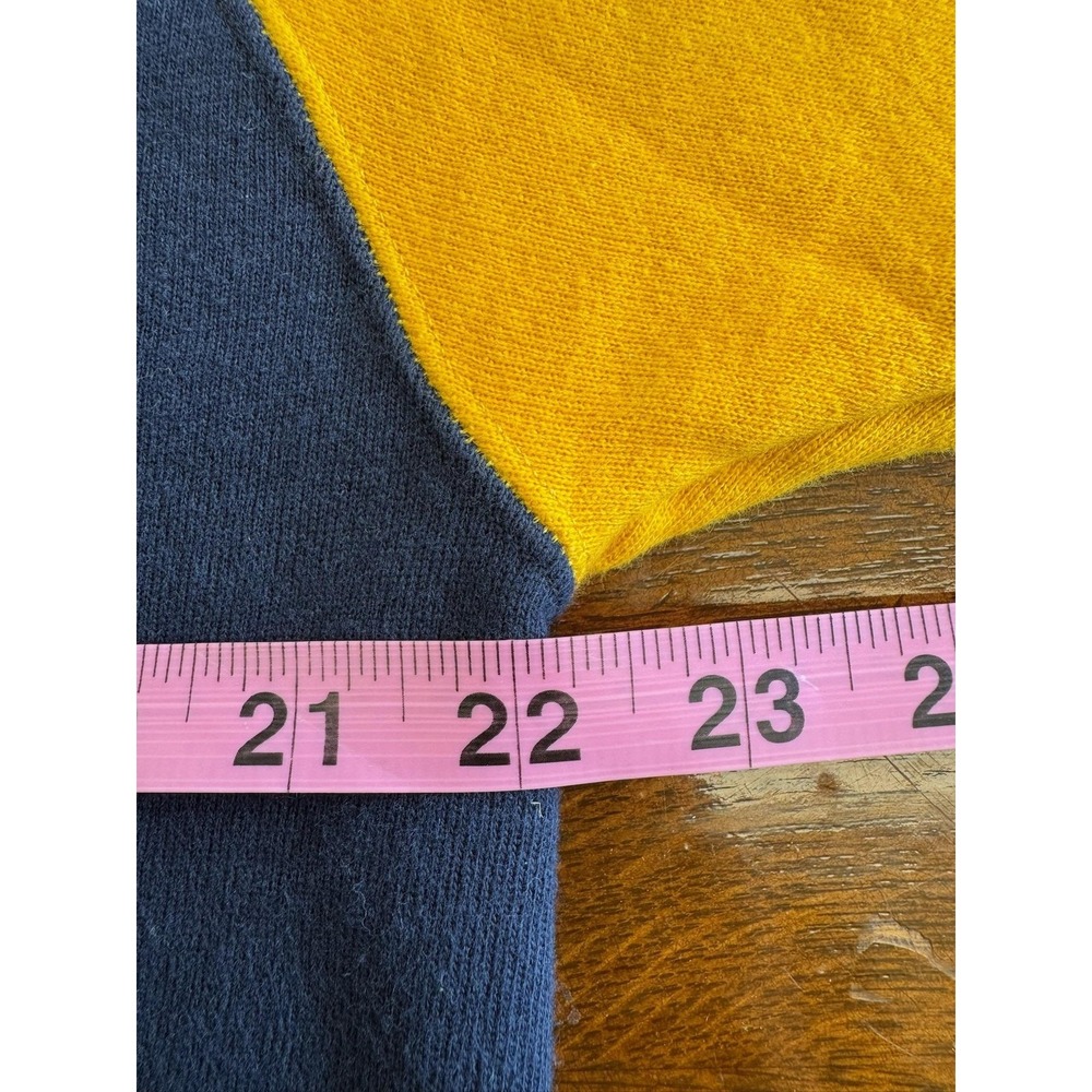 Vintage United States Olympic Team Jacket Medium Navy Yellow‎ Made in USA 80s - Picture 4 of 6